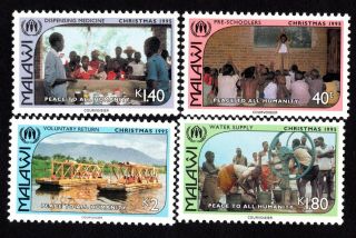 Malawi 1995 Group Of Stamps Mi 658 - 661 Mnh