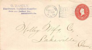 Postal History,  Classic U.  S.  Flag Cancel,  Johnstown,  Pa.  05/28/1903 [d481968]