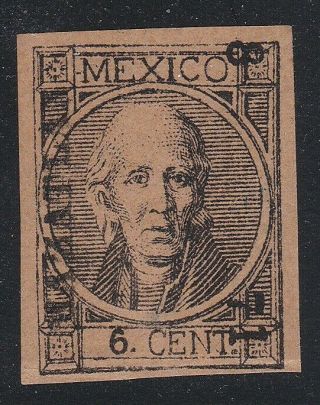 Mexico Mazatlan 1868 Issue 6 Cent District 8 71