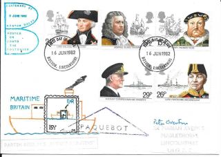 1982 Maritime Heritage On Scarce Philcovers Fdc