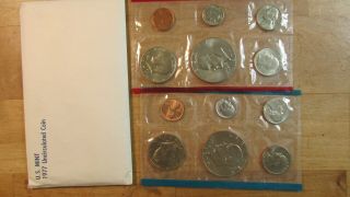 977 Us Set P & D Set Of 12 Coins In Envelope & Pkg