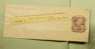 Dr Who 1911 Austria Vienna Wrapper Stationery C131636