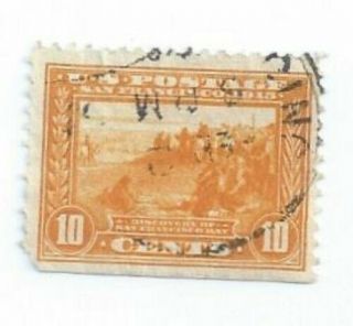 U.  S.  Scott 400 1913 Panama - Pacific Exposition: Orange Yellow Crv $21