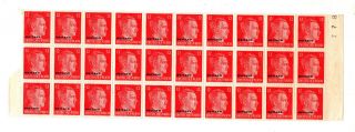 Germany Occupied Russia Ostland Sc N16 Stamps Block Of 30 Hitler 1941 - 41 Id 2242