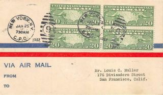 C9 20c Map,  First Day Cover Cachet [e524545]