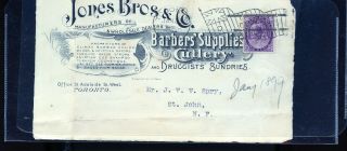 1899 Canada Jones Bros.  Barber 