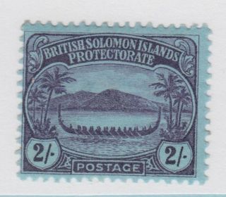 British Solomon Islands 17 Hinged Og No Faults Extra Fine
