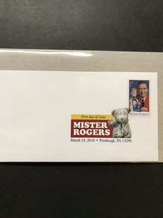 Us 2018 Scott 5275 Mr Rogers King Friday 13th - Forever Stamp Dcp First Day Cover
