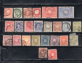 Japan Asia Stamps Canceled Lot 673