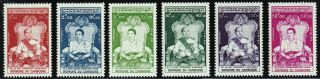 Cambodia - 1956 - Sc 53 - 56 - Coronation Of King Norodom - Mnh