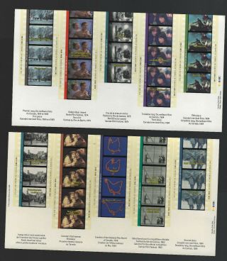 Canada 1996 Cinema Mnh Souvenir Sheets