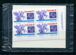 Weeda Canada 648iii Vf Mnh M/s Of Pbs In Pack,  F Smooth Paper Cv $40,