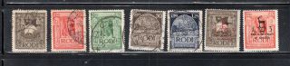 Italy Aegean Islands Rhodes Stamps Lot 682
