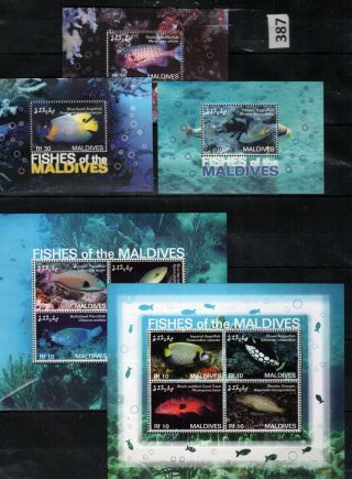 Hf Maldives - Mnh - Fishes