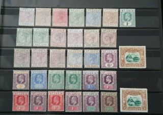 33x St Lucia Stamps Joblot