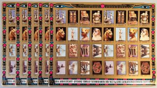 P705.  5x Ajman - Mnh - Art - Egyptian - Full Sheet - Imperf -