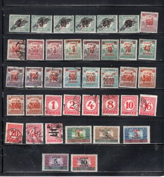 Hungary Magyar Poste Europe Stamps & Hinged Some Sets Lot 543