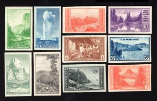 Usa 1935 Set Of Stamps Scott 756 - 65 Mh Cv=15.  5$