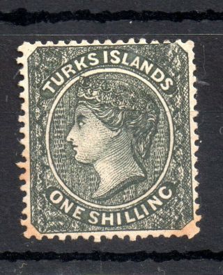 Turks Island 1881 1/ - Slate Green Sg 52 Ws14068