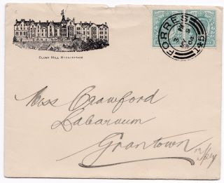 1904 Cluny Hill Hydropathic Forres Advertising Cover To Crawford At Grantown