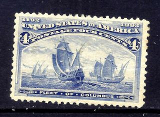 Us Stamps - 233 - Mnh - 4 Cent 1893 Columbian Expo Issue - Cv $140