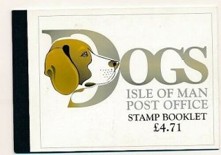 D003861 Isle Of Man Prestige Booklet Mnh Dogs