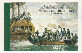 D003853 Isle Of Man Prestige Booklet Mnh Ships - Mutiny On The Bounty