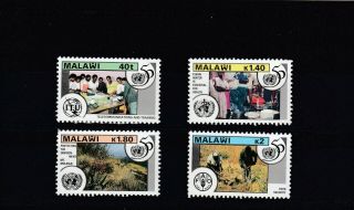 A92 - Malawi - Sg944 - 947 Mnh 1995 50th Anniv Of United Nations