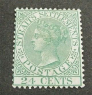 Nystamps British Straits Settlements Stamp 15 Og H $145