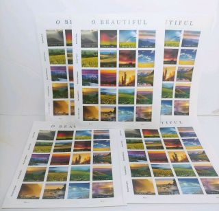 100 Usps Forever Stamps O (5 Sheets Of 20 Stamps)