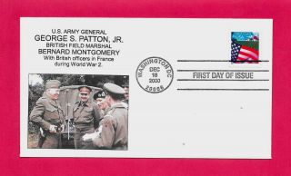 Us Army General George Patton & Field Marshal Bernard Montgomery Wwii