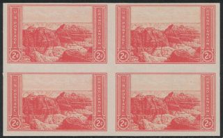 Scott 757 - Ngai Block Of 4 - 2c Grand Canyon,  Farley - Mnh 1935 - Stamp