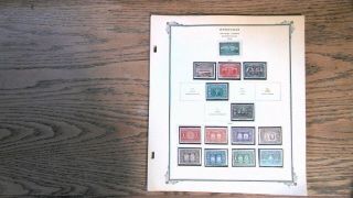 Honduras & British Honduras Stamps On Album Pgs (31) 1865 - 1951 Incomplete