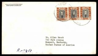 Mayfairstamps South Sudan 1952 Khartoum Tpo Registered To Newport Ky Usa Cover W