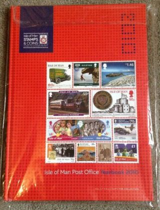 Isle Of Man Post Office Year Book 2010 Ltd Edition Of 1000 With Stamps