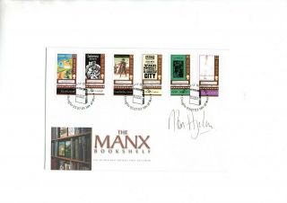 Alan Ayckbourn “the Manx Bookshelf ” 2003 Signed Isle Of Man Fdc