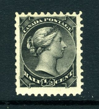 Canada Scott 34 - Nh - 1/2¢ Black Small Queen (. 028)