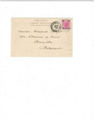 1900 Ppc From Beirut To Belgium F/w Austria Offices In Turkey 20pa