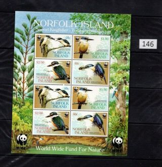 Norfolk Island - Mnh - Wwf - Birds