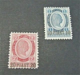 Nystamps Austrian Offices In Turkey Stamp 28.  28 Og H $30