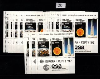 / 13x Northern Cyprus - Mnh - Spaceship - Space - Europa Cept 1991