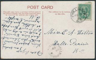1909 Halls Prairie Bc Split Ring Receiver On Pc Mailed At Chilliwack
