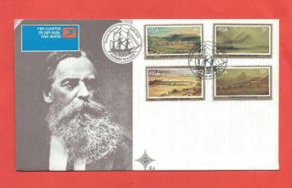 South Africa Stamps.  1975 Thomas Baines Fdc.  With Insert.  Unaddressed.  (e807)