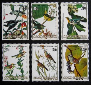 Cook Islands 1985 Birds.  Complete Set Of 6 Stamps.  Mnh