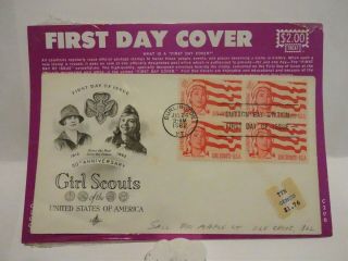208 - Girl Scouts 50th Anniversary First Day Cover