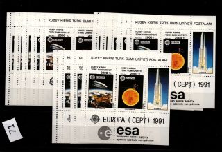 // Northern Cyprus - Mnh - Europa Cept 1991 - Space - Spaceships - 14 Sheets
