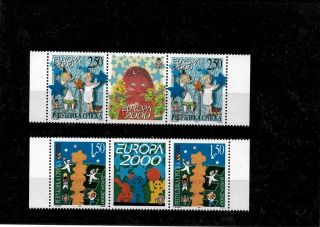 Bosnia,  Republic Of Srpska,  2000,  Europacept Stamps With Label,  Mnh