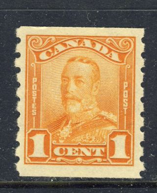 1929 160 1¢ King George V Scroll Issue Coils F - Vfnh