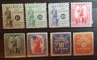 Us Postal Savings Stamp Lot Mh Og E2905