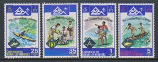 Hebrides - 1975,  World Scout Jamboree Set - Mnh - Sg 200/3